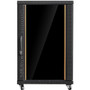 Claytek Floor Standing Server Rack Cabinet Width Black SPCC Height For Mm X WNG1810-KBR1CM1U