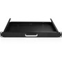 Claytek Floor Standing Server Rack Cabinet 19 Inch Width Black Aluminum Height For Mm X WNG3210-KBR1CM1U