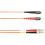Black Box Colored Fiber OM1 62.5/125 Multimode Fiber Optic Patch Cable - OFNR PVC - 23 ft Fiber Optic Network Cable for Network Device (Fleet Network)