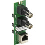 Black Box G.703 Balun Module - Female, 75-120-ohm - 2 x BNC, 1 x RJ-45 LAN - Twisted Pair2 Gigabit Ethernet (Fleet Network)