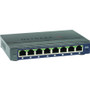 Netgear Prosafe Plus GS108E Ethernet Switch - 8 Ports - 2 Layer Supported - Desktop, Wall Mountable - Lifetime Limited Warranty (Fleet Network)