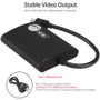 SIIG Mini DisplayPort 1.2 To MST Splitter Cable For Desktop Notebook Graphics Expansion DisplayPort/Micro-USB/Mini Computer CE-DP0J11-S1