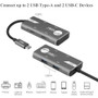 SIIG Four Port USB 3.1 Gen 2 Hub External Type C For PC And Mac S JU-H40G11-S1
