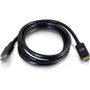 C2G 3ft DisplayPort Male to HDMI Male Passive Adapter Cable - 4K 30Hz - 3 ft (0.91 m) DisplayPort/HDMI A/V Cable for Notebook, HDTV, - (Fleet Network)