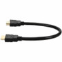 AddOn 1ft HDMI 1.4 Male to Male Black Cable For Resolution Up to 4096x2160 (DCI 4K) - 1 ft (0.30 m) HDMI A/V Cable for Audio/Video - 1 (HDMIHSMM1)