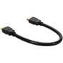 AddOn 1ft HDMI 1.4 Male to Male Black Cable For Resolution Up to 4096x2160 (DCI 4K) - 1 ft (0.30 m) HDMI A/V Cable for Audio/Video - 1 (HDMIHSMM1)