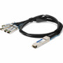 AddOn Mellanox MCP7F00-A005 Compatible TAA Compliant 100GBase-CU QSFP28 to 4xSFP28 Direct Attach Cable (Passive Twinax, 5m) - 16.4 ft (Fleet Network)