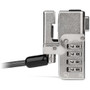 Kensington K66302WW Combination Lock for Surface Pro & Go - 5. 9 ft Cable - Preset - Carbon Steel