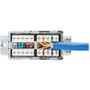 Tripp Lite series Cat6a Junction Box Cable Assembly, 18 in., Blue - 1.5 ft (0.46 m) Category 6a Network Cable for Network Device, - 1 (N237A-P18N-WHSH)