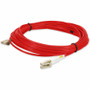 AddOn 5m LC to LC Red OM2 Duplex OFNR (Riser-Rated) TAA Fiber Patch Cable - 16.4 ft (5 m) Fiber Optic Network Cable for Network Patch (Fleet Network)