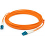 AddOn 15m LC to LC Orange OM2 Duplex OFNR (Riser-Rated) TAA Fiber Patch Cable - 49.2 ft (15 m) Fiber Optic Network Cable for Network - (Fleet Network)