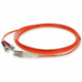 AddOn 4m ST to LC Orange OM2 Duplex OFNR (Riser-Rated) TAA Fiber Patch Cable - 13.1 ft (4 m) Fiber Optic Network Cable for Patch Hub, (Fleet Network)