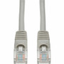 AddOn 25ft Gray CAT 6 PVC Ethernet Cable Snagless Bubble Boot RJ-45 M/M - 2.5 ft (0.76 m) Category 6 Network Cable for Network Device (Fleet Network)
