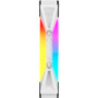 Corsair iCUE QL140 RGB PWM White Fan Single Pack High Illumination 50.20 CFM Diameter Maximum Mm CO-9050105-WW