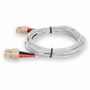 AddOn 2m SC to SC Gray OM1 Duplex OFNR (Riser-Rated) MMF Fiber Patch Cable - 6.6 ft (2 m) Fiber Optic Network Cable for Network - End: (ADD-SC-SC-2M6MMF-GY)