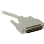 C2G DB25 Serial / Parallel Cables - DB-25 Male - DB-25 Female - Beige (Fleet Network)