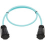 Tripp Lite Duplex Multimode 50 125 Aqua Fiber Patch Cable 5 M 16.4 Ft Network Series Optic N820-05M-IND