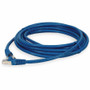 AddOn 15ft RJ-45 (Male) to RJ-45 (Male) Blue Cat7 STP Flexible PVC Copper Patch Cable - 15 ft (4.57 m) Category 7 Network Cable for - (Fleet Network)