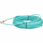 AddOn 73m LC to LC Aqua OM4 Duplex OFNP (Plenum-Rated) Fiber Patch Cable - 239.5 ft (73 m) Fiber Optic Network Cable for Network - 2 x (ADD-LC-LC-73M5OM4P)