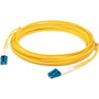 AddOn 74m LC to LC Yellow OS2 Duplex OFNP (Plenum-Rated) SMF Fiber Patch Cable - 242.8 ft (74 m) Fiber Optic Network Cable for Network (Fleet Network)