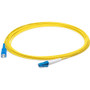 AddOn 11m SC to LC Yellow OS2 Simplex OFNR (Riser-Rated) SMF Fiber Patch Cable - 36.1 ft (11 m) Fiber Optic Network Cable for Network (Fleet Network)