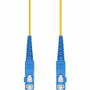 AddOn 95m SC to SC Yellow OS2 Simplex OFNR (Riser-Rated) SMF Fiber Patch Cable - 311.7 ft (95 m) Fiber Optic Network Cable for Network (Fleet Network)