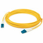 AddOn 47m LC to LC Yellow OS2 Duplex OFNP (Plenum-Rated) SMF Fiber Patch Cable - 154.2 ft (47 m) Fiber Optic Network Cable for Network (Fleet Network)