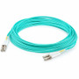AddOn 76m LC to LC Aqua OM4 Duplex LSZH Fiber Patch Cable - 249.3 ft (76 m) Fiber Optic Network Cable for Network Device - First End: (Fleet Network)