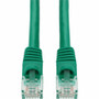 AddOn 40ft Green CAT 6A PVC Ethernet Cable Snagless Bubble Boot RJ-45 M/M - 40 ft (12.19 m) Category 6a Network Cable for Network - 1 (Fleet Network)