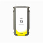 Clover Technologies Remanufactured High Yield Inkjet Ink Cartridge 72 (C9373A) - Yellow Each - 130 mL (Fleet Network)