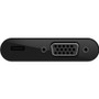 Belkin USB-C to VGA + Charge Adapter - 1 x Type C USB Male - 1 x 15-pin HD-15 VGA Female, 1 x USB Type C Power Female - 1920 x 1200 (AVC001BK-BL)