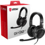 MSI Immerse GH30 Gaming Headset - Stereo - Mini-phone (3.5mm) - Wired - 32 Ohm - 20 Hz to 20 kHz - Over-the-head - Binaural - - 4.9 ft (Fleet Network)