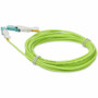 AddOn 1m CS to CS Lime Green OM5 Duplex OFNR (Riser-Rated) Fiber Patch Cable - 3.3 ft (1 m) Fiber Optic Network Cable for Network - 2 (ADD-CS-CS-1M5OM5)
