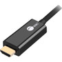SIIG DisplayPort 1.2 To HDMI A V Cable 10 Ft 4K Compatible With HDTVs PCs Monitors DisplayPort/HDMI Audio/Video Monitor Device HDTV CB-DP1R12-S1