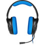 Corsair HS35 Stereo Gaming Headset - Blue - Stereo - Mini-phone (3.5mm) - Wired - 32 Ohm - 20 Hz to 20 kHz - Over-the-head - Binaural (Fleet Network)