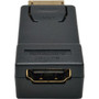 Tripp Lite DisplayPort to HDMI Adapter Converter DP to HDMI M/F - 1 Pack - 1 x DisplayPort Male Digital Audio/Video - 1 x HDMI Female (P136-000-1)