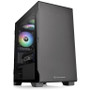 Thermaltake S100 Tempered Glass Micro Chassis - Micro Tower - Black - SPCC, Tempered Glass, Steel, Metal - 4 x Bay - 0 - Micro ATX, - (CA-1Q9-00S1WN-00)
