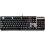 MSI VIGOR Low Profile Wired Gaming Keyboard USB 2.0 RGB LED Volume Control Media Center VIGOR GK50 LOW PROFILE VIGOR GK50 LOW VIGOR GK50 LOW PROFILE