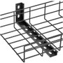 Tripp Lite by Eaton SRWBWALLBRKT Tripp Lite SmartRack Wall L Bracket for 150mm & 300mm Wire Mesh Cable Trays - Black Metal