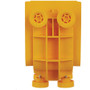 Tripp Lite series Toolless Coupler for Fiber Routing System, 120 mm (5 in) - Coupler - Yellow - Polyvinyl Chloride (PVC) (SRFC5CPL5)