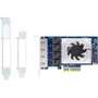 QNAP Quad-Port, 4-Speed 5 GBE Network Expansion Card - PCI Express 3.0 x4 - 4 Port(s) - 4 - Twisted Pair - 5GBase-T - Plug-in Card (Fleet Network)