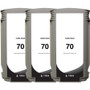 Clover Technologies Remanufactured High Yield Ink Cartridge 70 (C9448A) - Matte Black - 3 Pack - High Yield - 3 Pack (Fleet Network)
