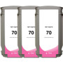 Clover Technologies Remanufactured High Yield Ink Cartridge 70 (C9455A) - Light Magenta - 3 Pack - High Yield - 3 Pack (Fleet Network)
