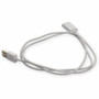 AddOn USBEXTAB2MMFW USB A 2. 0 Male to B Female White Data Cable - 6. 6 ft - 2 m for PC - Printer - Scanner - Charger
