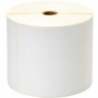 Brother 4in x 4in White Polypropylene Direct Thermal Label, Die Cut Roll - x 4" (101.60 mm) Width x 4" (101.60 mm) Length - Roll - - - (Fleet Network)