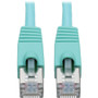 Tripp Lite series N262-008-AQ Cat.6a STP Patch Network Cable - 8 ft (2.44 m) Category 6a Network Cable for Network Device, Switch, - 1 (Fleet Network)