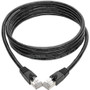 Tripp Lite series Cat.6a STP Patch Network Cable - 8 ft (2.44 m) Category 6a Network Cable for Network Device, Switch, Hub, Patch VoIP (N262-008-BK)