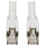 Tripp Lite series N272-050-WH Cat.8 S/FTP Network Cable - 50 ft (15.24 m) Category 8 Network Cable for Network Device, Digital Signage (Fleet Network)