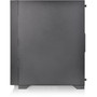 Thermaltake H330 Tempered Glass Mid-Tower Chassis - Mid-tower - Black - SPCC, Tempered Glass - 4 x Bay - 0 - Micro ATX, Mini ITX - 6 x (CA-1R8-00M1WN-00)