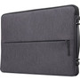 Lenovo Urban Carrying Case (Sleeve) for 13" Notebook, Power Bank, Mouse, Accessories - Charcoal Gray - Water Resistant, Drop Scratch - (Fleet Network)